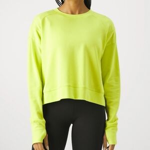 Sweaty Betty Bright Green Sweatshirt